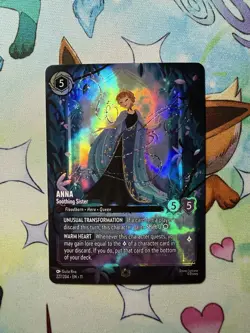 Disney Lorcana Winterspell Anna Soothing Sister Enchanted 227/204 NM Pack Fresh! - Image 2