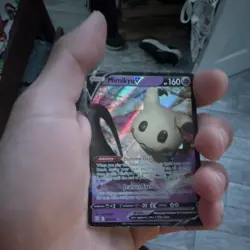 Pokemon Mimikyu V Ultra Rare Full Art Holo 062/163 Swsh05 Battle Styles Card - Image 1