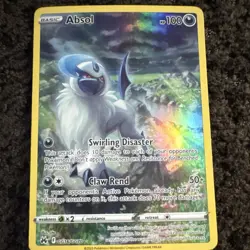 Pokemon Absol GG16/GG70 Crown Zenith Art Rare Full Art Holo 100HP Card - Image 1