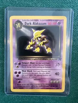 Pokemon Dark Alakazam TCG Card 18/82 Team Rocket NM - Image 3