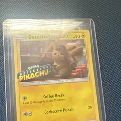 Pokemon Detective Pikachu Promo SM190 Basic Card 2019 Regular Framestore - Image 1