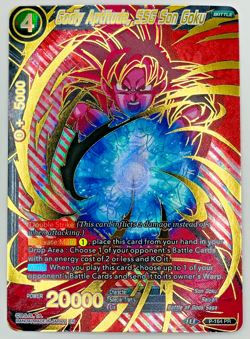 Godly Aptitude SSG Son Goku P-164 Promo Foil Dragon Ball Super Card Game | NM - Image 1