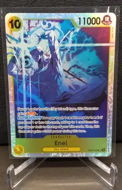 Enel EB02-052 English SR Extra Booster: Anime 25th Collection One Piece Card - Image 1
