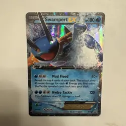 Pokemon Swampert EX Black Star Promo Holo Rare TCG Card XY55 - HP - Image 1