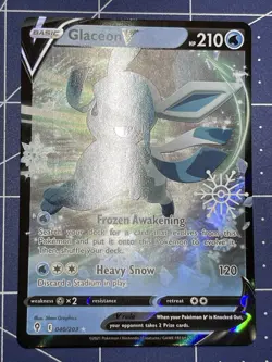 Glaceon V - (Holiday Calendar) 040/203 Miscellaneous Cards & Products Holo LP - Image 2