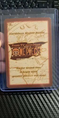 BANDAI One Piece Hyper Battle LUFFY PIRATES ACE C531 HOLO FOIL SCARCE EARLY CARD - Image 2