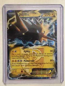 Pokemon 2012 Zapdos EX Holo Ultra Rare Card 48/135 Team Plasma - Image 1