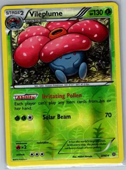 Vileplume 3/98 Reverse Holo XY - Ancient Origins - Pokemon Card - NM - Image 1