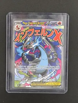 Pokemon Mega Charizard X EX 023 Promo Card Near Mint CG0005 - Image 1