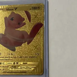 Pokemon Card Mew V Basic Form Gold Foil Card Number 069/189 Hp180 - Image 2