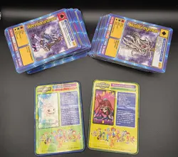 135 Cards 1999 Upper Deck and Bandai Base Set Digimon Trading Card Lot Holo Rare - Image 3