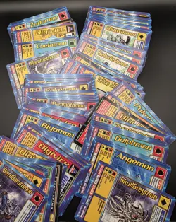 135 Cards 1999 Upper Deck and Bandai Base Set Digimon Trading Card Lot Holo Rare - Image 4