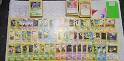 vintage Pokemon card lot MP/DMG c,un Holo, rare, Shadowless, 1st ed 200+ - Image 4