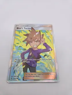 Pokemon TCG Blue's Tactics Holo Full Art Ultra Rare Card 231/236 Unified Minds - Image 1
