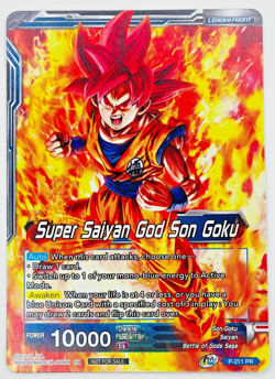 SSGSS Son Goku Soul Striker Reborn GOLD STAMP Foil Dragon Ball Super Card | NM - Image 2