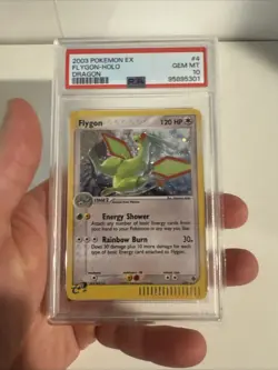 2003 Pokemon EX Dragon Flygon Holo Rare Card #4/97 PSA 10 - Image 4