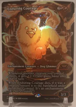 Enduring Courage (Showcase) Duskmourn: House of Horror Foil - Image 1