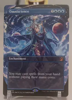 Omniscience (Anime Borderless) Wilds of Eldraine: Enchanting Tales Regular - Image 1