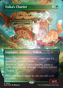 MTG Secret Lair: Adventures of the Little Witch RAINBOW FOIL New - Image 4