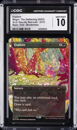 2025 MAGIC THE GATHERING SLD : DOO-AY NOO-LAH #2312 EXPLORE CGC 10 GEM MINT - Image 1