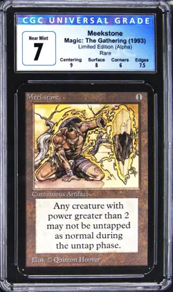1993 MTG LTD EDITION ALPHA MEEKSTONE CGC 7 - Image 1