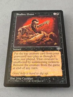 Shallow Grave Mirage—Lightly Played EX—Vintage Magic the Gathering—RESERVE LIST - Image 3