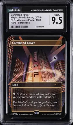 2025 MAGIC: THE GATHERING #1989 COMMAND TOWER CGC 9.5 - Image 1