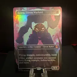 Krang, Utrom Warlord - Foil - Borderless Teenage Mutant Ninja Turtles MTG - Image 1