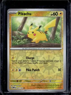 2023 Pokemon SV 151 Pikachu Reverse Holo #025/165 - Image 1
