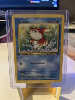 Pokemon TCG Goldeen Jungle 53/64 Regular 1st Edition Common LP - Image 1