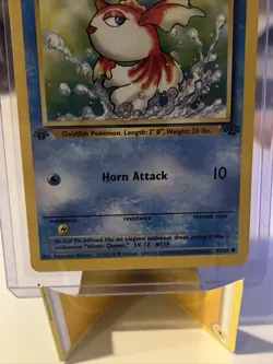 Pokemon TCG Goldeen Jungle 53/64 Regular 1st Edition Common LP - Image 3