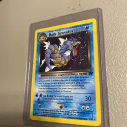 Dark Gyarados 8/82 Holo WOTC Team Rocket Prerelease Promo Pokemon Card - EX/NM - Image 2