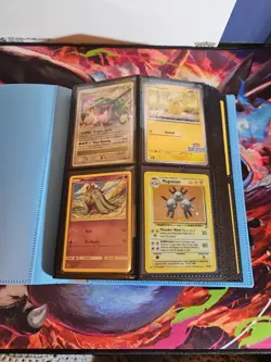 160 Pokemon Binder Collection | 30+ Vintage/WOTC/EX's+ Modern Holos + More - Image 1