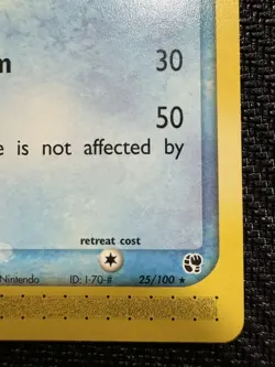 Pokemon TCG Vaporeon EX Sandstorm Card 25/100 Rare Card Near Mint Condition - Image 4