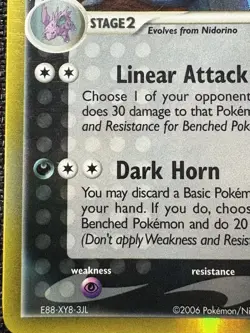 Pokemon TCG Nidoking Dragon Frontiers Delta Species 6/101 Reverse Holo Stamped - Image 5