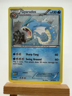 Pokemon Gyarados 24/124 Dragons Exalted Holo LP - Image 1