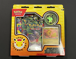 2026 Pokemon Day Pikachu Promo Collection Box 3 Booster Packs & 1 Promo SEALED - Image 1