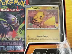 2026 Pokemon Day Pikachu Promo Collection Box 3 Booster Packs & 1 Promo SEALED - Image 2