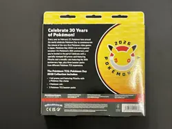 2026 Pokemon Day Pikachu Promo Collection Box 3 Booster Packs & 1 Promo SEALED - Image 3