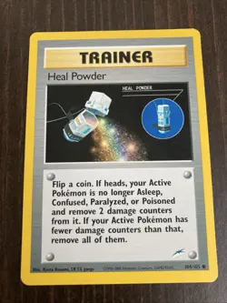 Heal Powder 104/105 Neo Destiny Rare Vintage Pokemon Card - Image 1