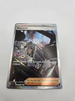 Pokemon TCG Giacomo 267/193 Holo Special Illustration Rare Paldea Evolved 2023 - Image 1