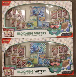 Pokemon TCG 151 Blooming Waters Premium Collection Box Sealed Lot Of 2 - Image 1
