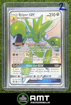 Scizor GX 2019 Pokemon SM Hidden Fates Shiny Vault #SV72/SV94 Rare #2 - Image 1