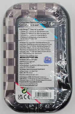 Pokemon Scarlet and Violet B&W Mini Tin Chandelure & Zorua K Q0004 - Image 2