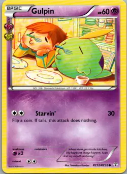 Gulpin RC12/RC32 Common Generations Pokemon Lightly Played - Image 1