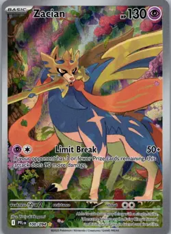 Zacian 100/094 Illustration Rare Phantasmal Flames Pokemon Near Mint - Image 1