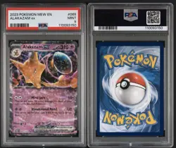 2023 Pokemon 151 MEW EN 065 Alakazam EX - PSA 9 - Image 3
