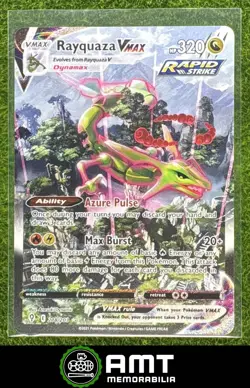 Rayquaza VMAX 2021 Pokemon Sword & Shield Evolving Skies #218/203 Secret Rare - Image 1