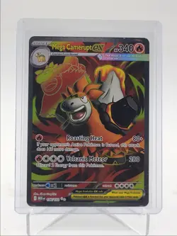 MEGA CAMERUPT EX 2025 POKEMON MEGA EVOLUTION ULTRA RARE 156/132 Q5542 - Image 1