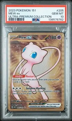 Pokemon Sv Scarlet Violet 151 Metal Ultra Premium UPC Mew Ex 205/165 PSA 10 GEM - Image 1